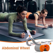 Auto Rebound Abs Wheel With Elbow Support